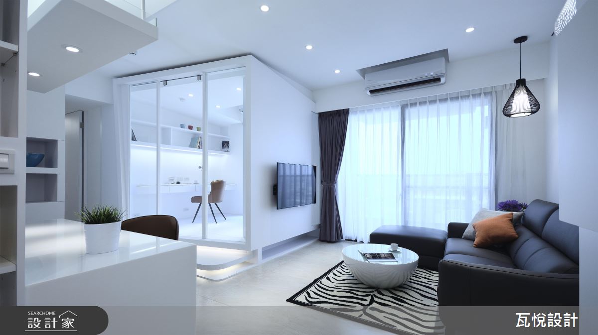 小空間大視野！就在 20 坪的白色現代風小雪屋