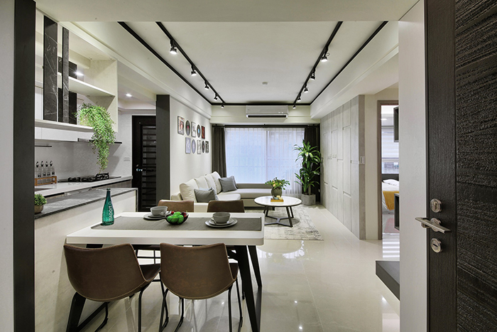 都會俐落感 簡約灰調時尚宅