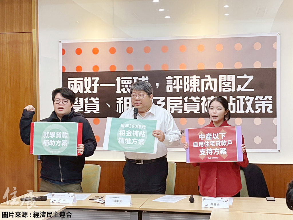 房貸補貼被批難防「富爸爸協助購屋」 民團：形同「劫貧濟富」