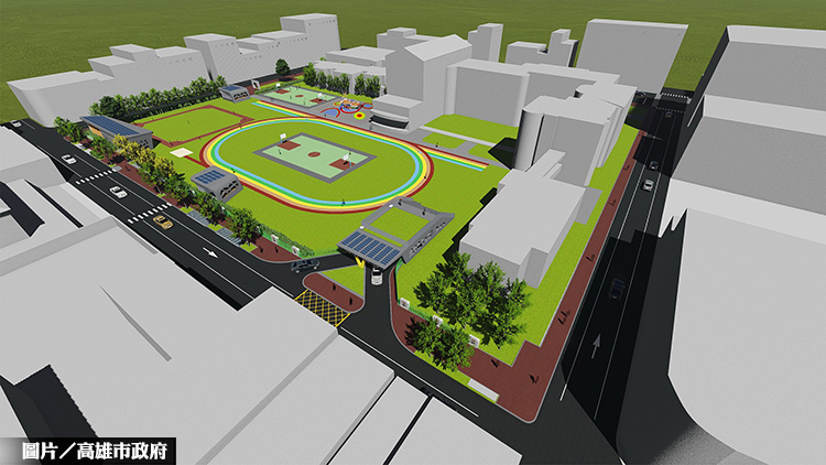 鼓山國小地下停車場 明年12月完工