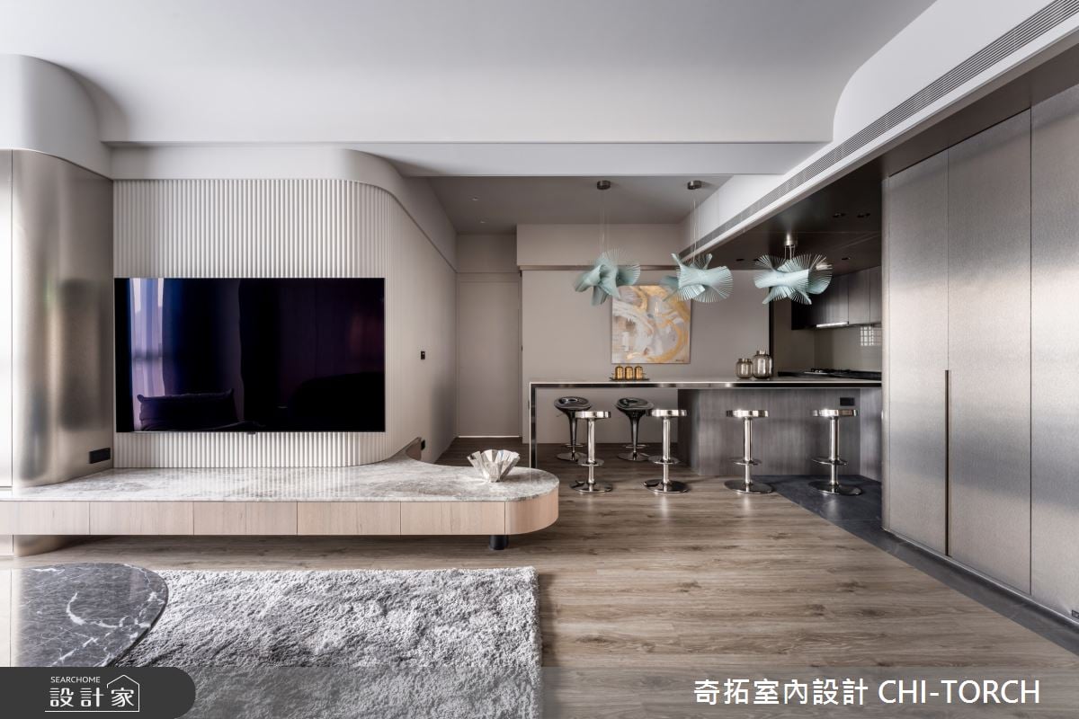 俐落線條與溫潤木質的和諧共生！26.5坪現代宅的幸福想像