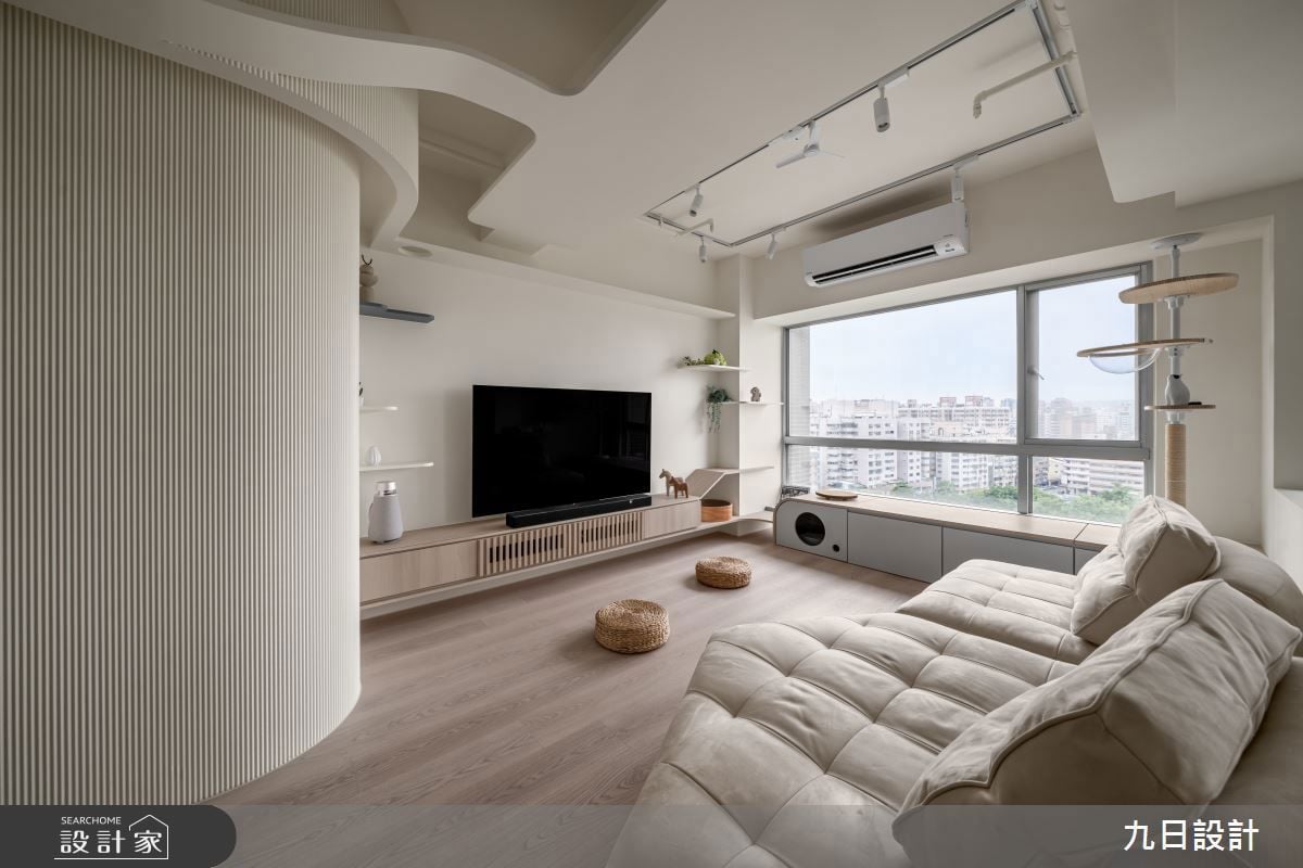 三房改一房，讓生活與空間都更寬敞！25坪老屋翻新混搭日系×北歐風，打造...
