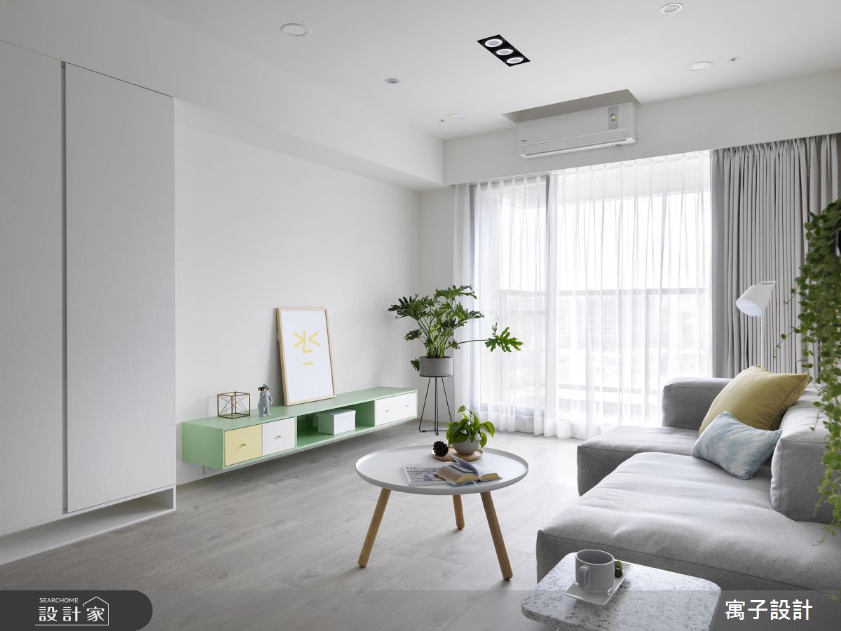 這回設計師變身畫家，用色彩繪出老屋的北歐新生活！