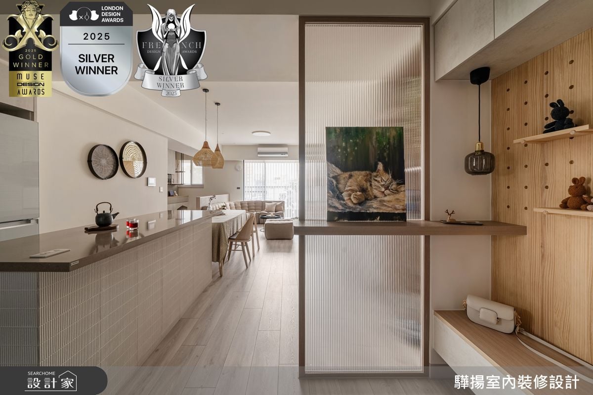 奶茶色小宅擁抱日光，驊揚設計勇奪 2025MUSE Design Awards金獎等三項國...