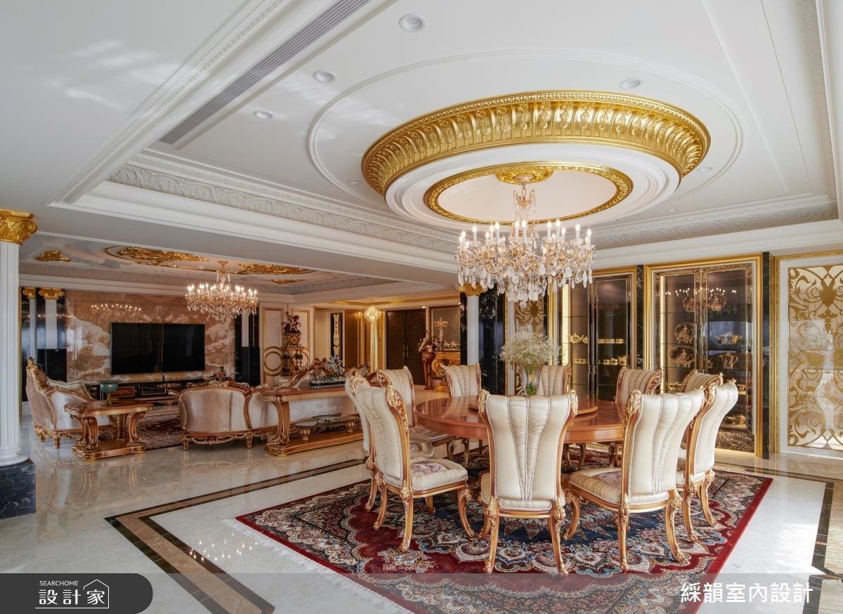 200 坪現代版唐頓莊園！精緻雕花重現歐洲古典貴族的宮廷生活