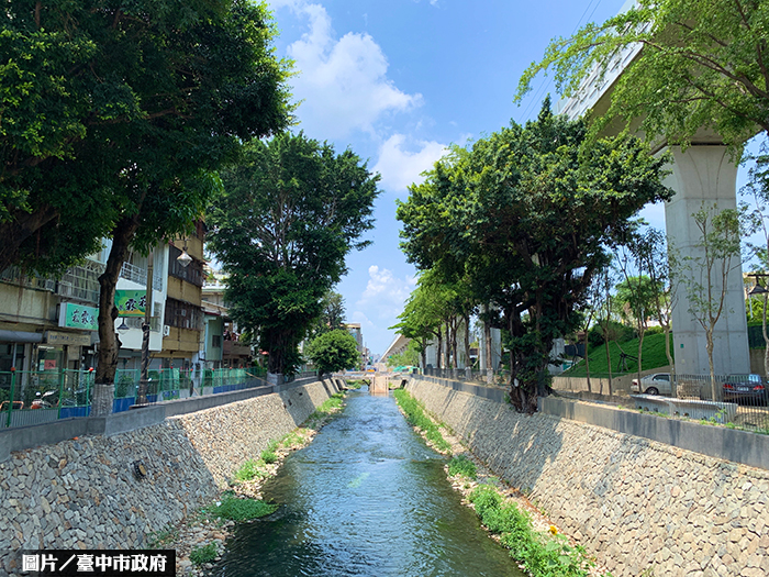 中市綠川分段整治年底完工