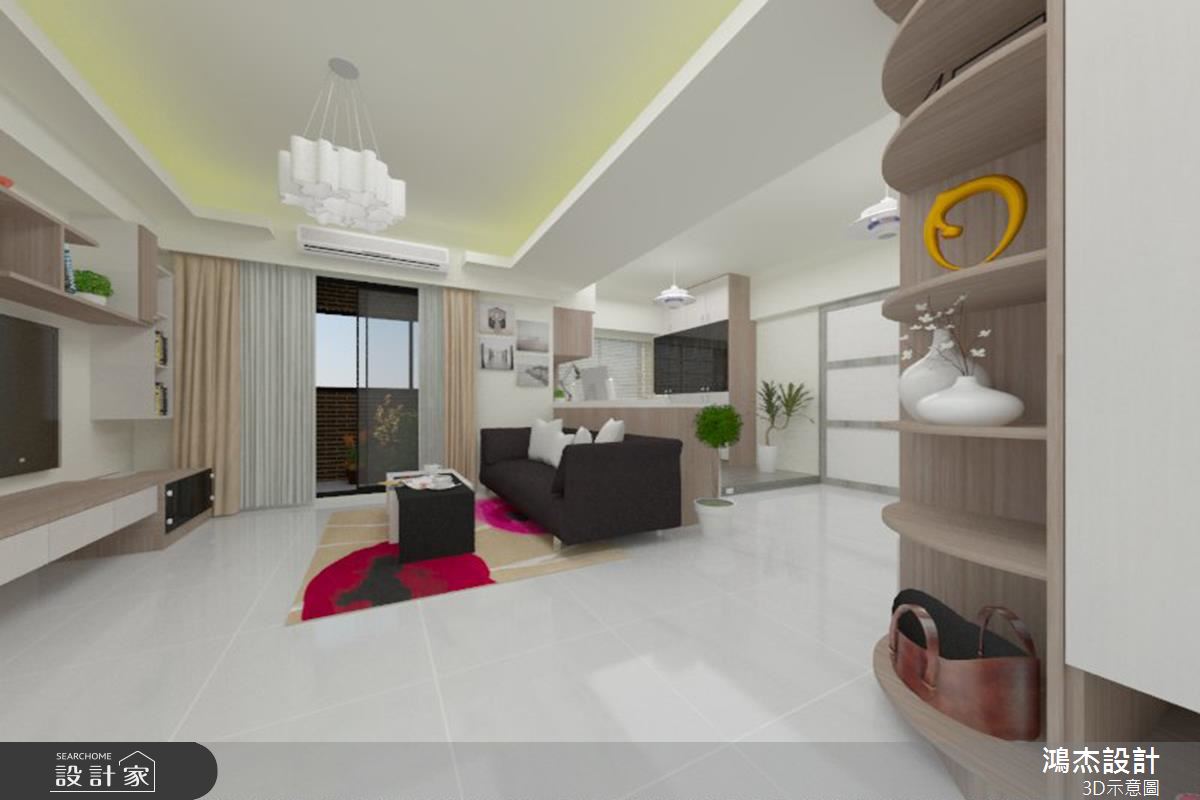 簡約風+系統櫃+老屋翻新，獻給小資族的25坪裝修策略