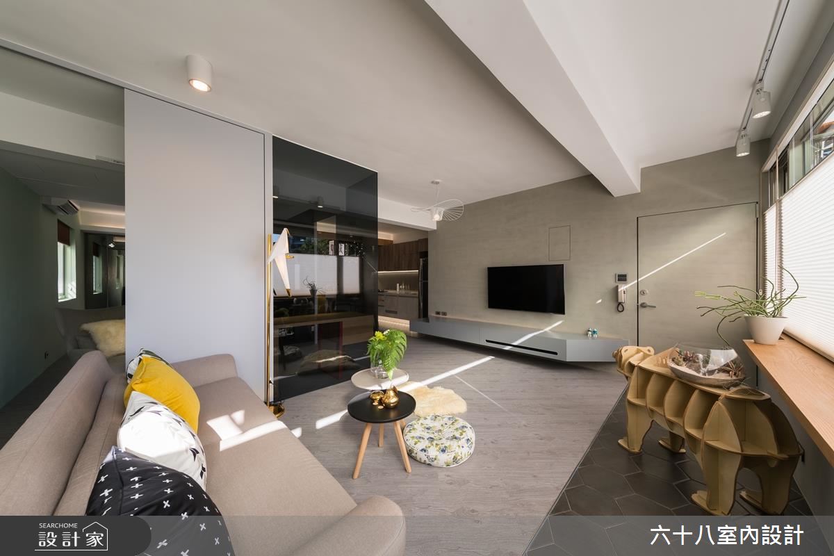 用方塊概念打造積木宅！拉門設計 2.0 讓 27 坪居家零隔閡