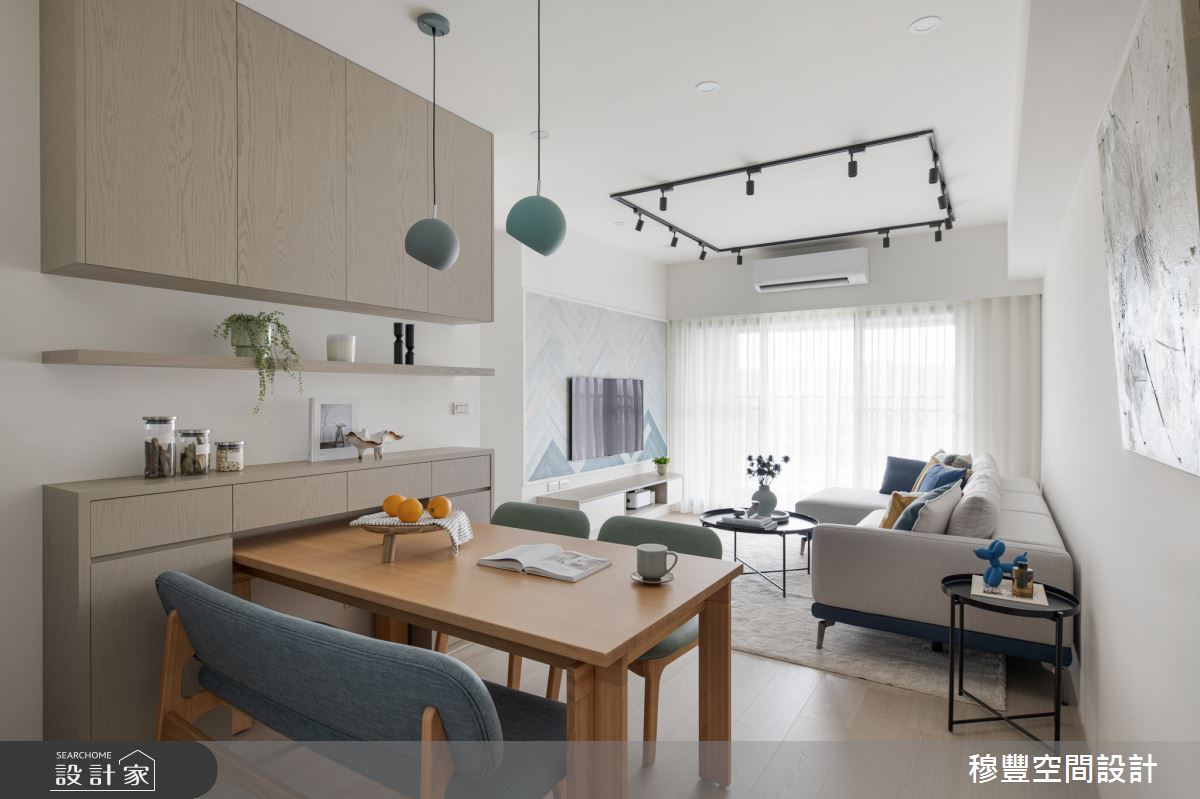 一家四口共築溫馨北歐宅，平靜氛圍猶如水中映月