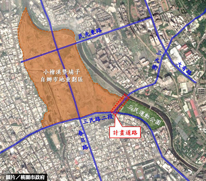 桃園三元街拓寬 明年春節前完成
