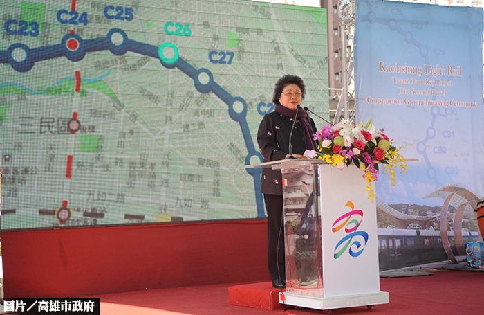 高雄輕軌二期啟動　力拼108年完工