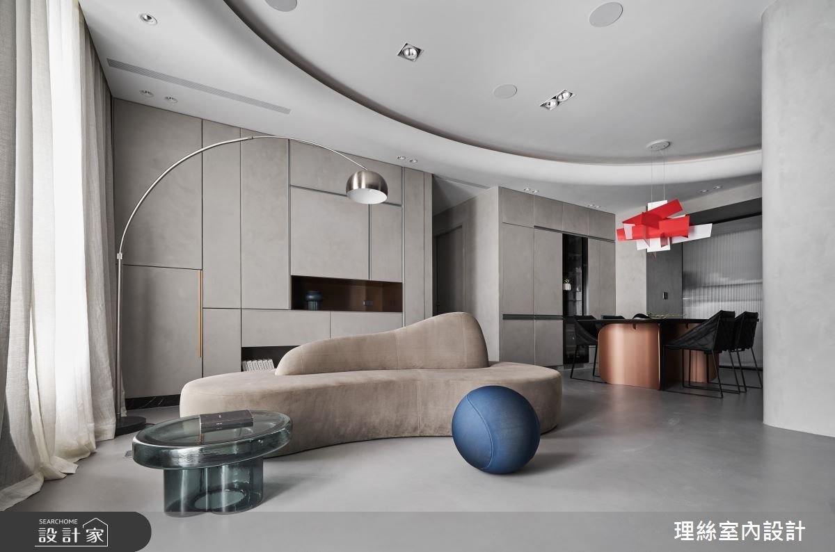 夜空裡的一彎寧靜新月！33坪時尚現代風，打造從容優雅的質感生活