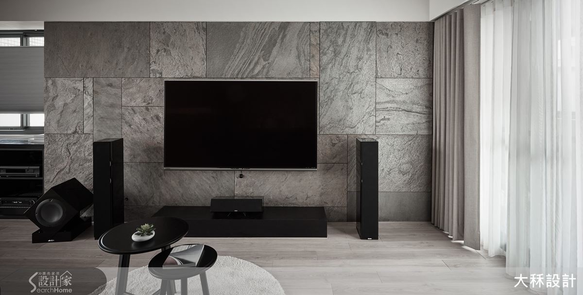 自由動線×灰色時尚 單身男子的都會紳士風尚宅