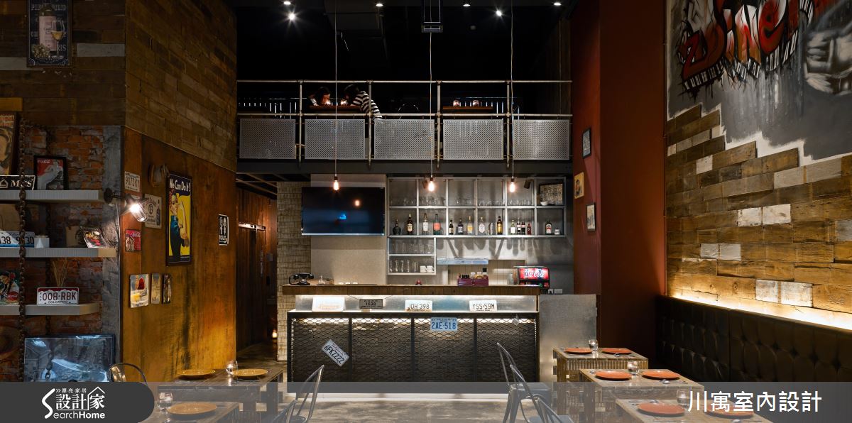  9.5坪打造紐約布魯克林！塗鴉 x 紅磚 x Loft 風潮餐廳