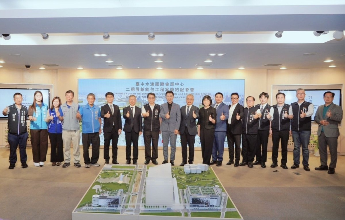 台中水湳會展二期啟動！60億蓋2棟展館 總展攤4,460個超車南港