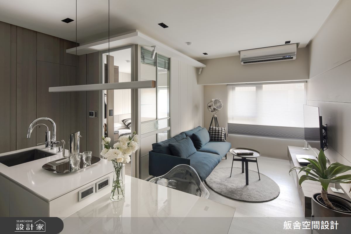 淬鍊出時尚簡約感的都會小宅，巧用格局13坪也能納入完美比例！