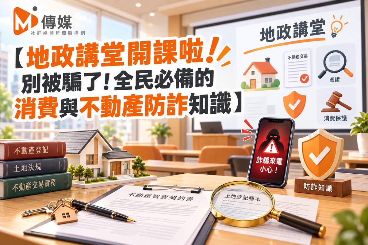 【地政講堂開課啦！別被騙了！全民必備的消費與不動產防詐知識】