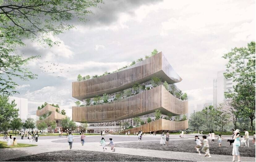 【新聞圖片1】桃園市立圖書館新總館模擬圖（圖片來源_桃園市政府新建工程處）