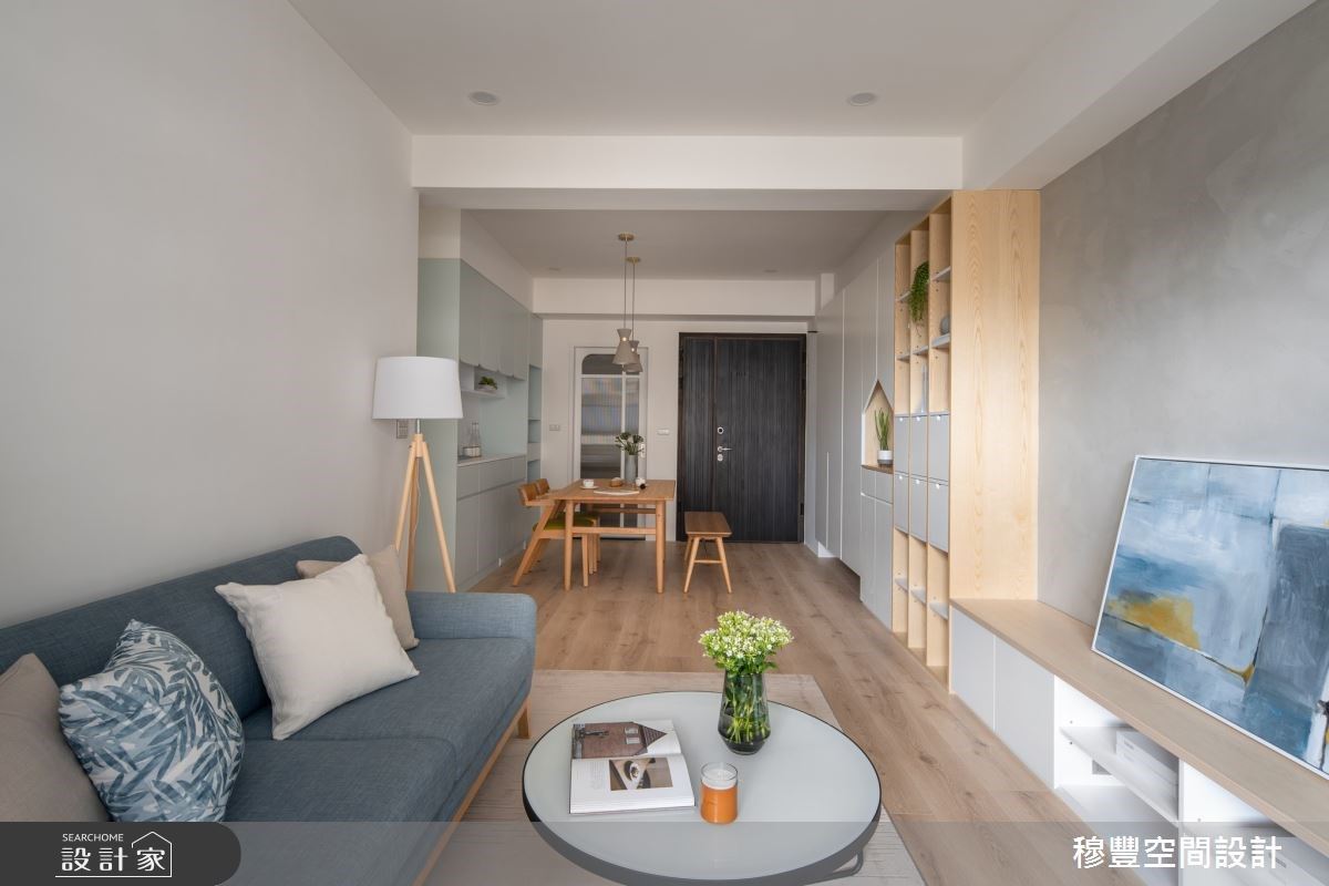 小坪數也能擁有三房兩廳！23 坪療癒系北歐宅，收納機能做好做滿