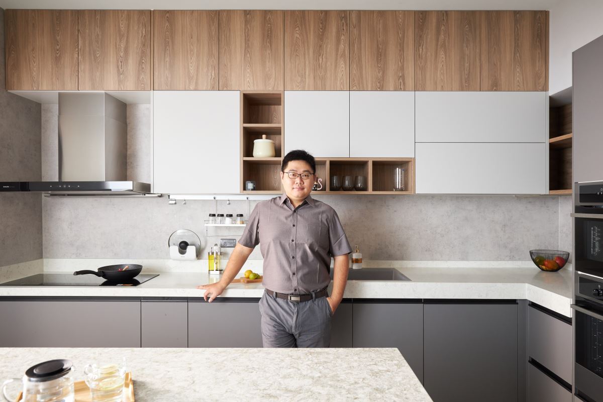 浪漫「煮夫」寵妻秘訣！美型收納 + 效能家電　用開放式廚房抓住妳的心！