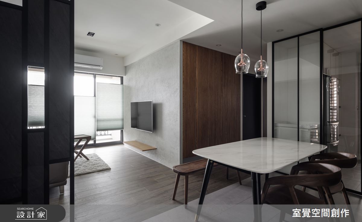 打造 15 坪絕美成熟系小宅！極簡灰階、沉穩木質原來很重要