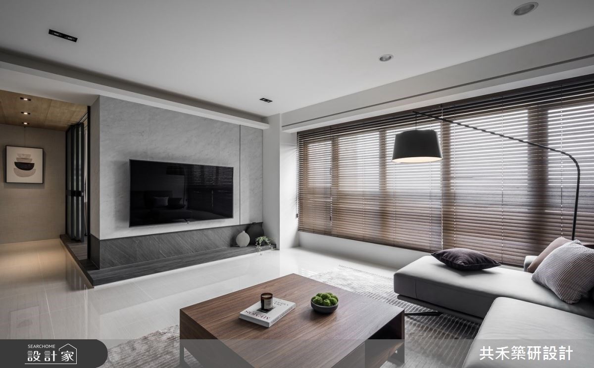 旅店風臥房X現代風客廳　觀雲引光的高樓層質感生活