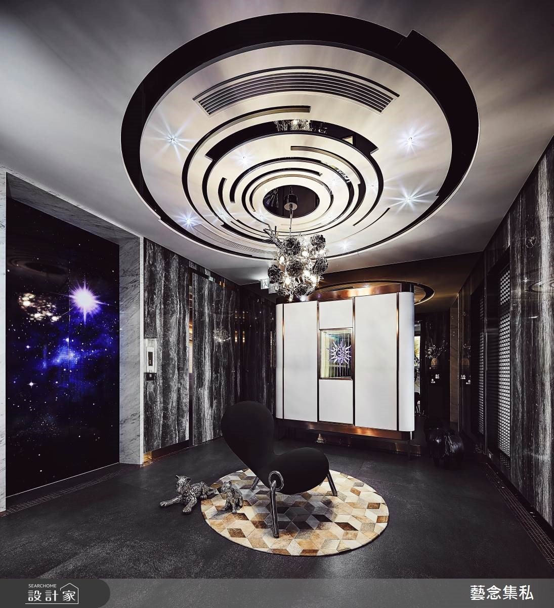 160 坪頂級豪宅的高端風範，游走瑰麗銀河、低斂雍容之間
