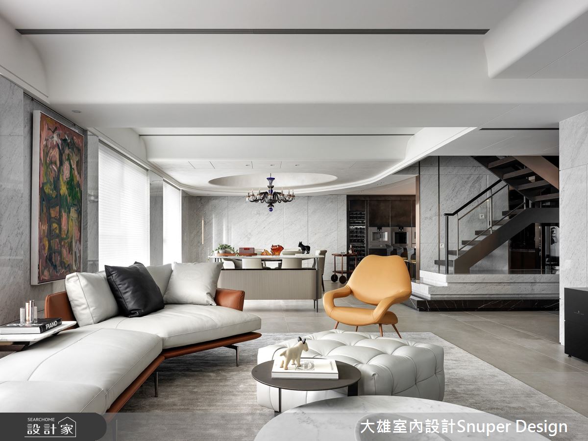 義式家具描繪都會紳士的個人豪邸，品酒區、Lounge Bar滿足奢華宴客機能