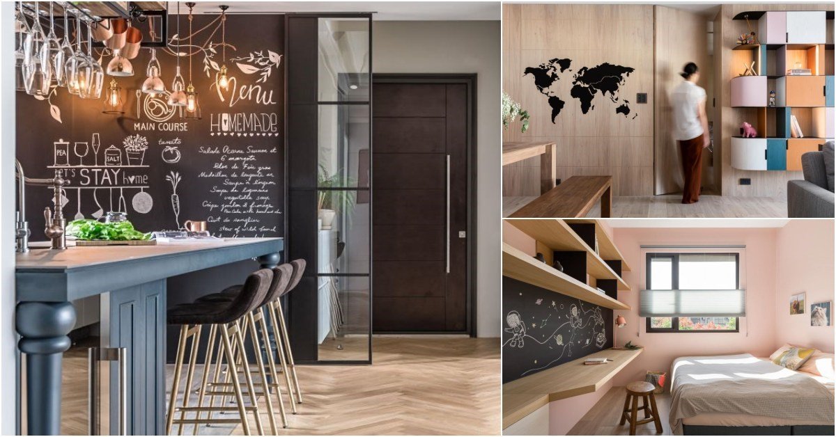 低預算打造高CP的牆面創意！設計師沒說但都默默在用的黑板牆設計