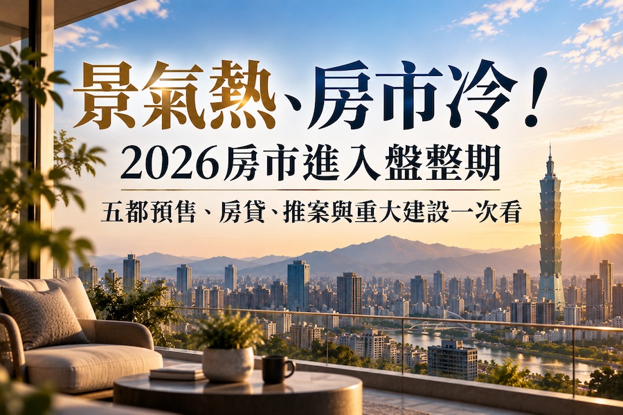 景氣熱、房市冷！8月六都交易創近10年同期新低　房市進入自住盤整期