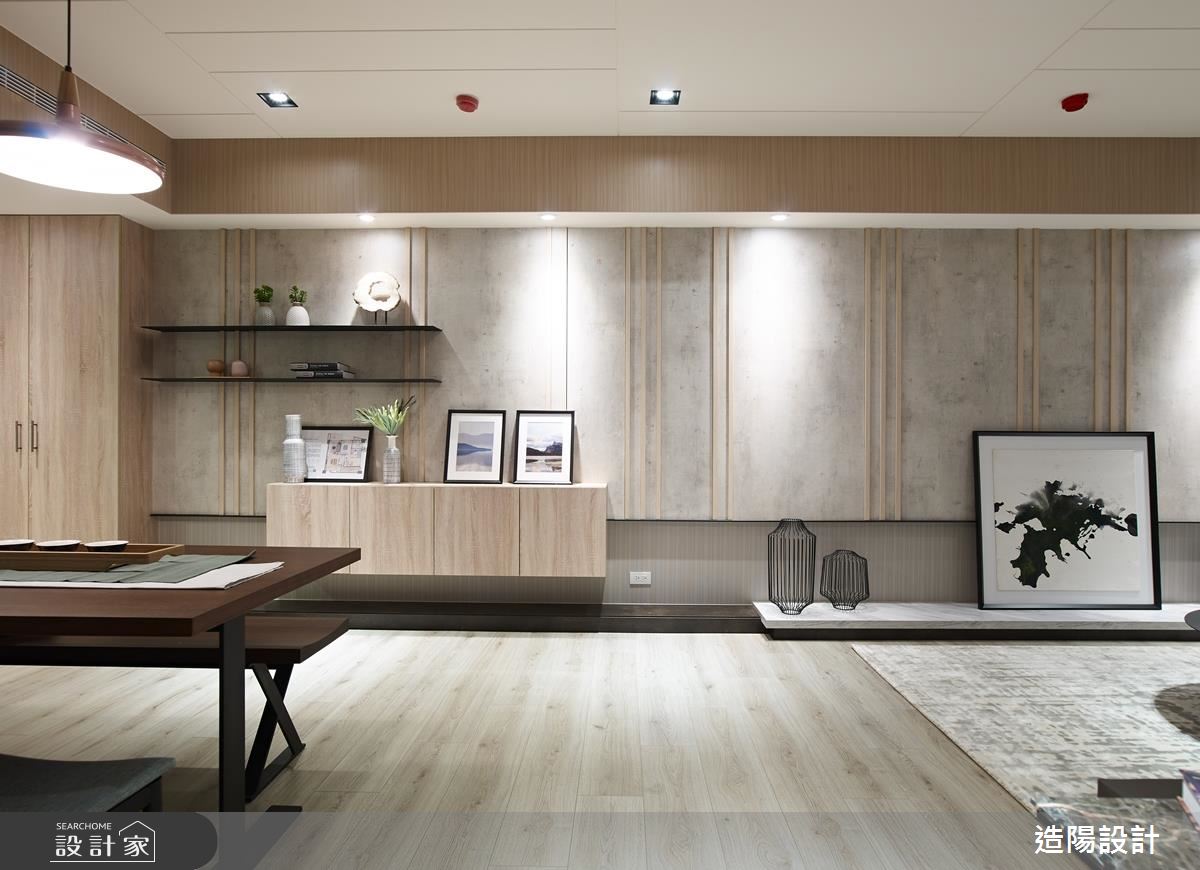 木紋細節打造日式禪風 揉合溫潤與優雅收服一家四口的心