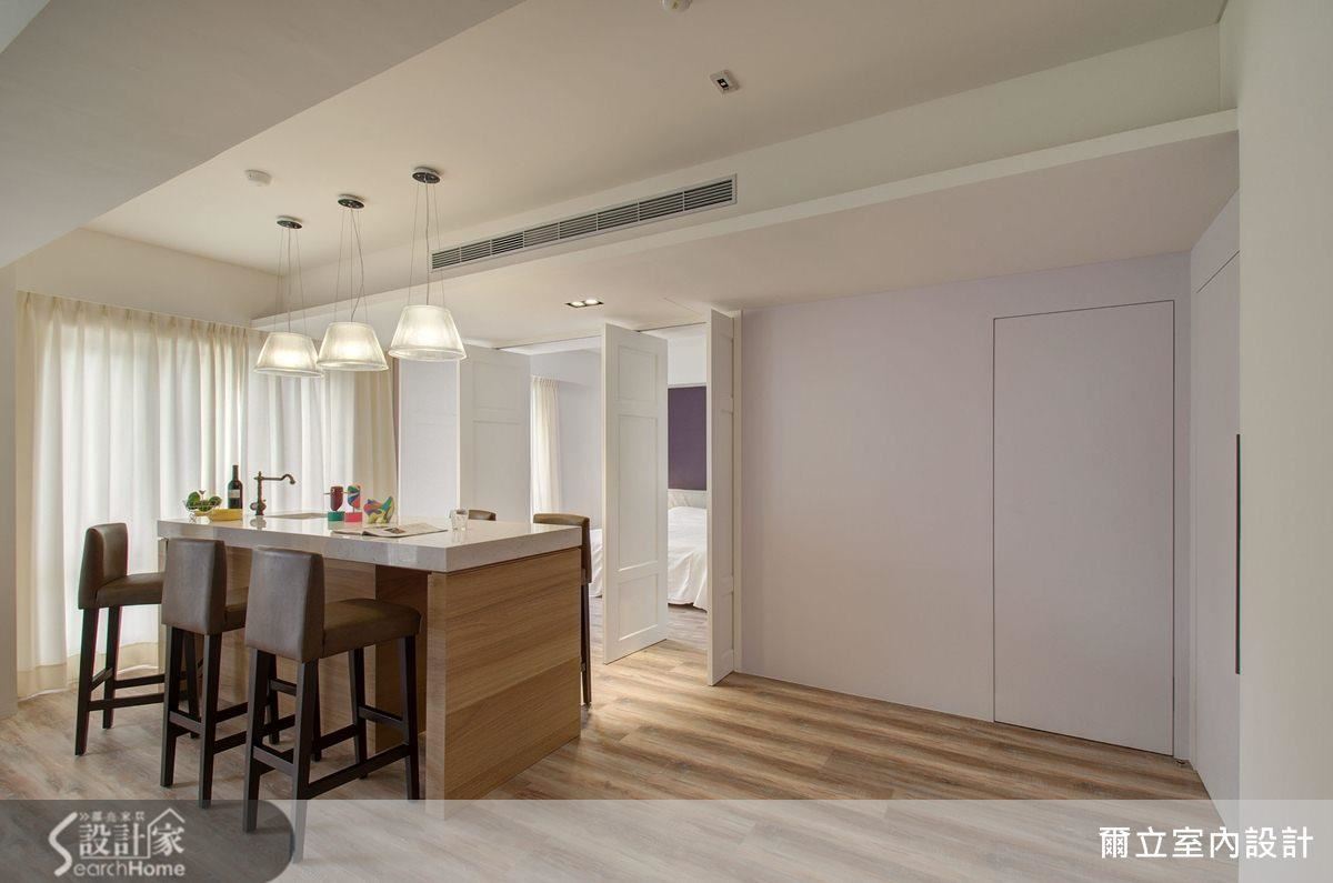 讓開放式格局放大又不亂的祕密：活用「跳色搭配法則」就對了！