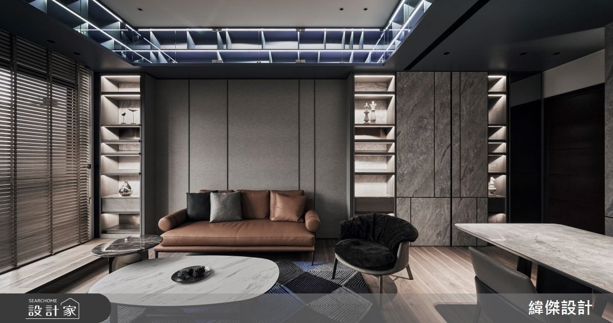 21坪現代個性宅，百箱公仔化身居家焦點，彈性格局放大空間視野