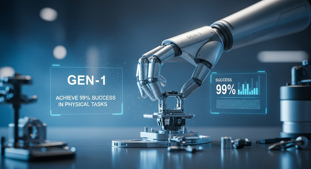 Generalist發表GEN-1機器人AI 物理任務成功率突破99%