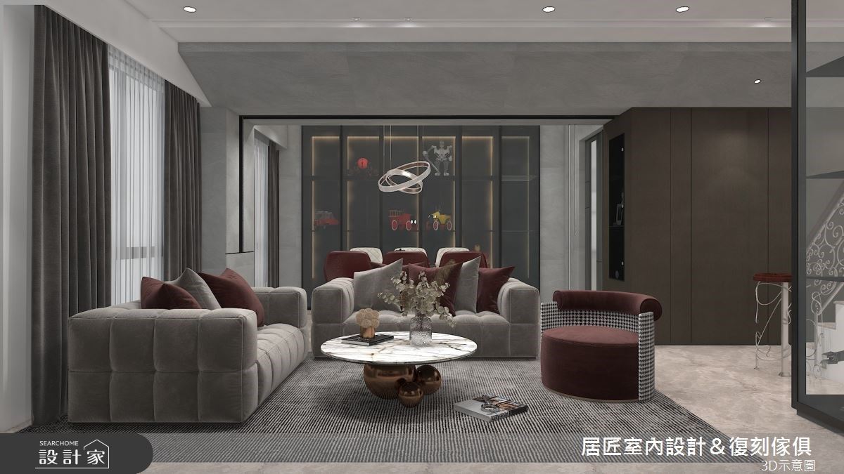 經典灰階現代風豪宅 優雅自在凝聚三代人的心