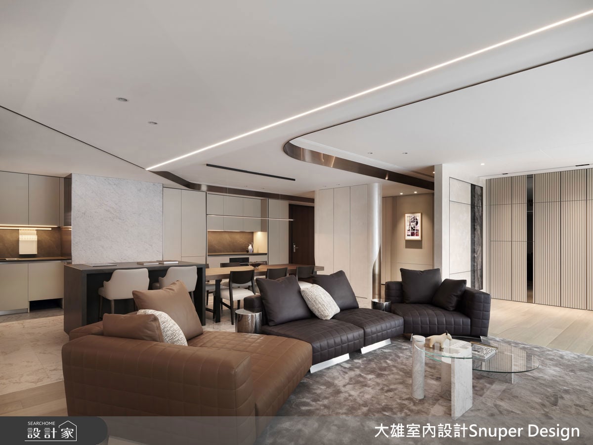 52 坪毛胚屋蛻變現代奢華，台中綠園道上的摩登私人居所