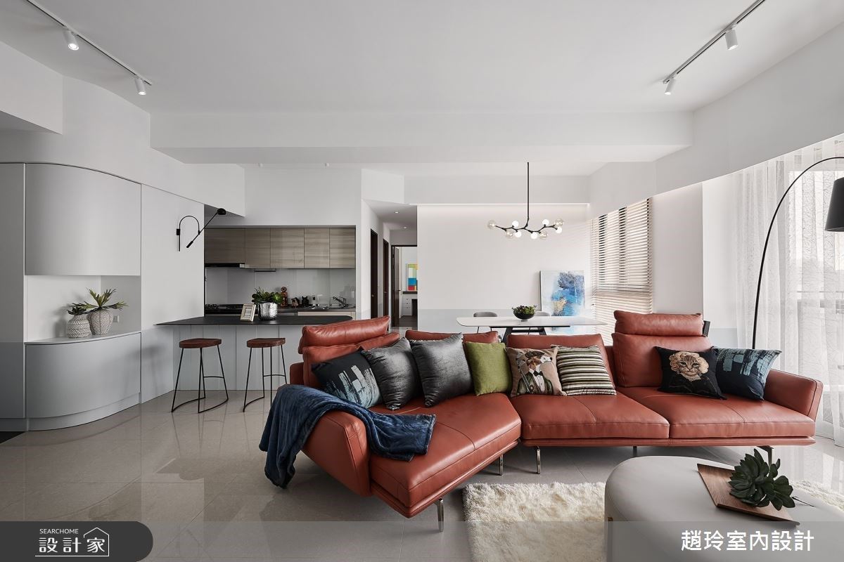 雜誌裡的現代風生活！形隨機能的收納設計，成就三代同堂寬敞共居空間