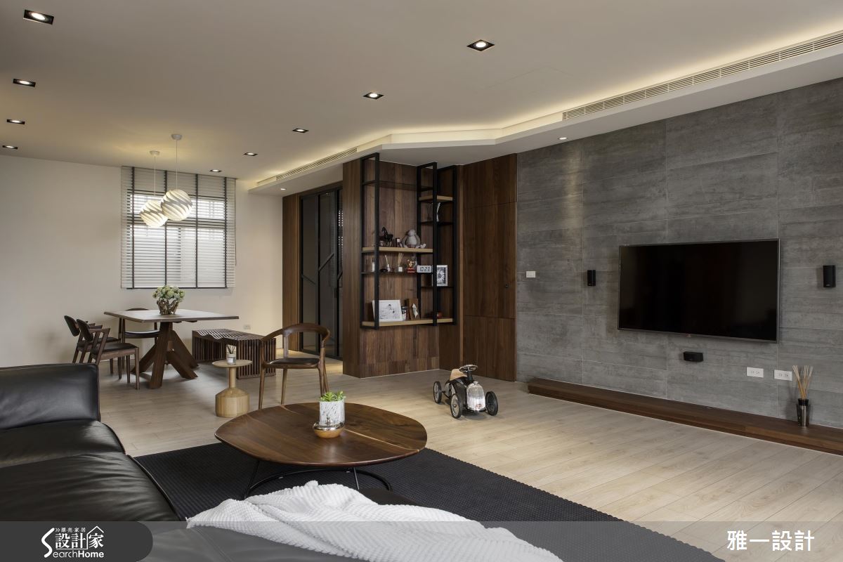 一半溫暖一半堅毅  60 坪混搭風透天厝的低調品味