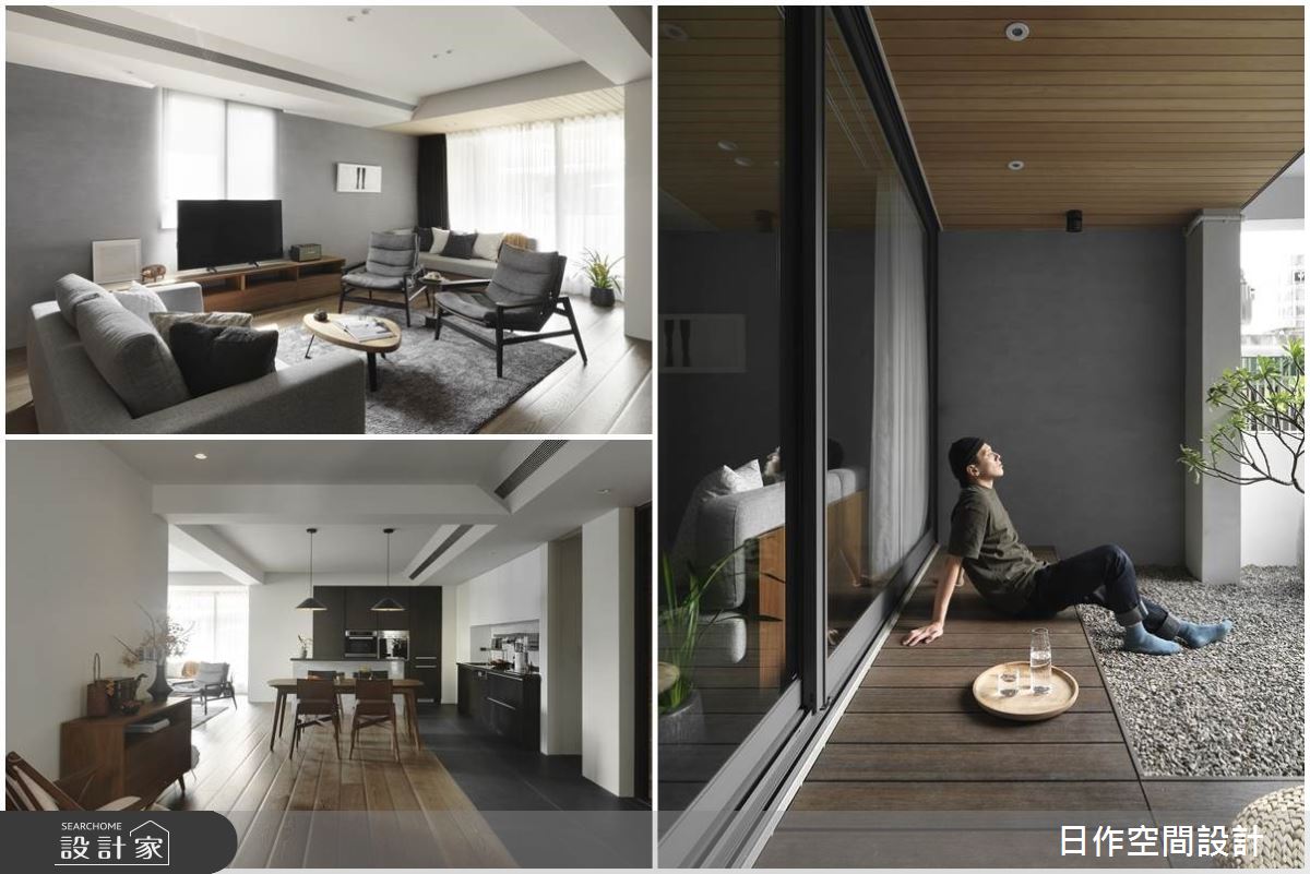 陰暗老屋化身日劇場景！景觀陽台雙面開窗，讓日光、綠意走進攝影師的家