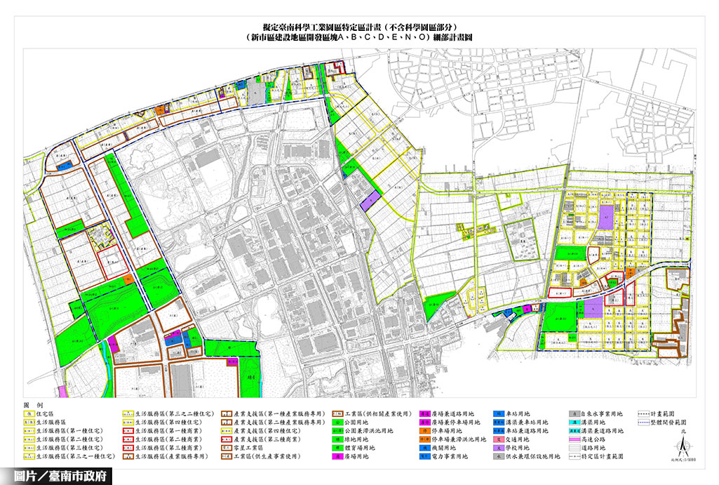 台南科學園區成形 南市府拓周邊七區
