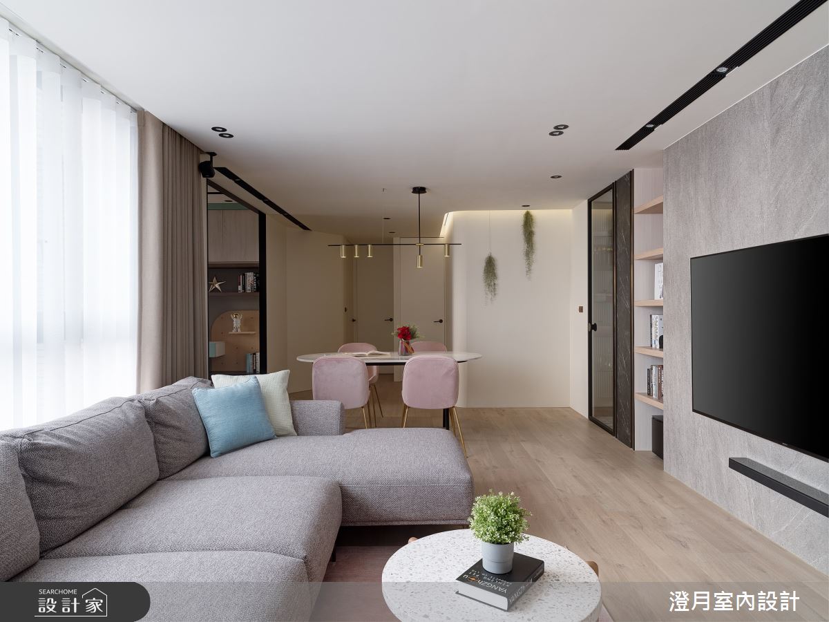 女子和孩子都滿意！玫瑰金泡澡浴室、星星門把兒童房，客製化毛胚屋的設...