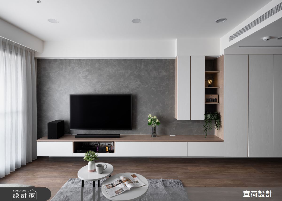 28坪預售屋北歐風，減一房換收納與家人團聚公領域