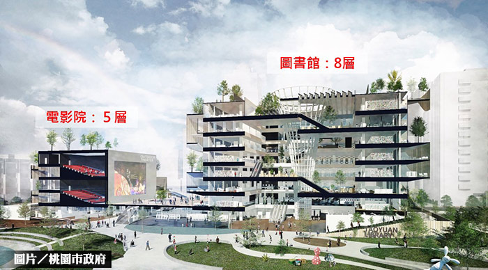 桃園市圖總館開工 2021年完工