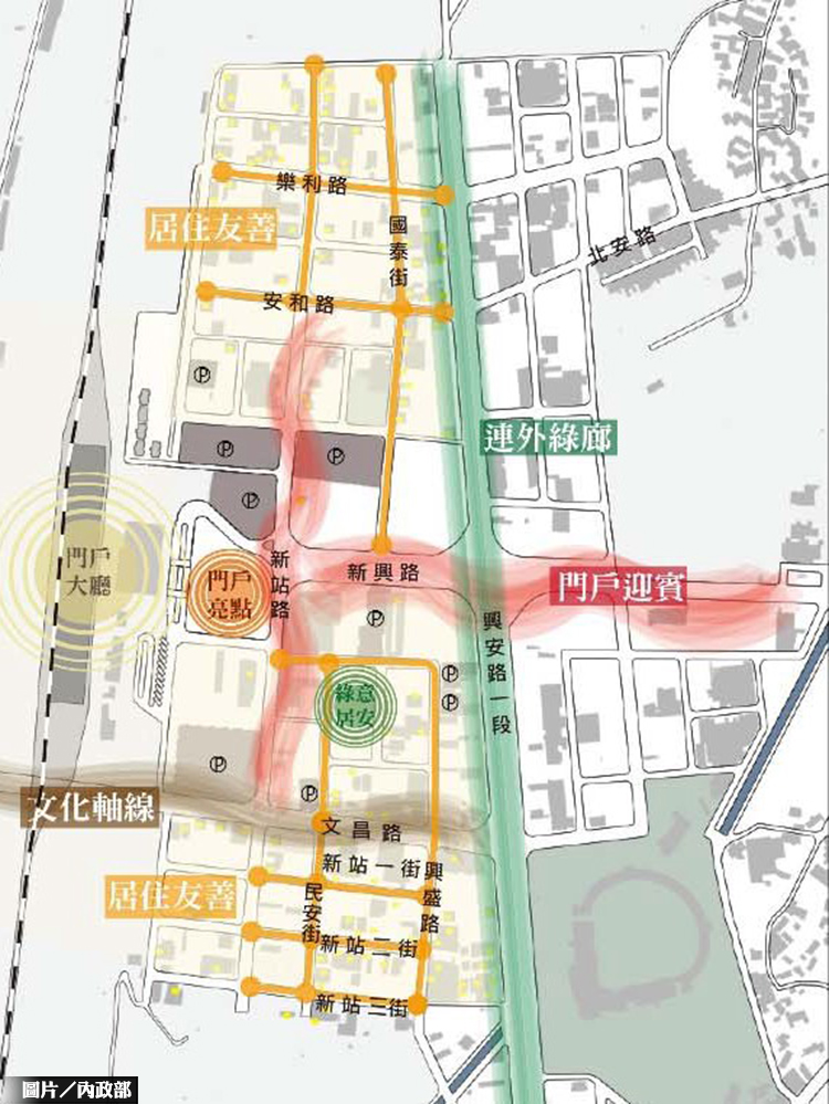 前瞻補助 台東車站周邊道路大改造