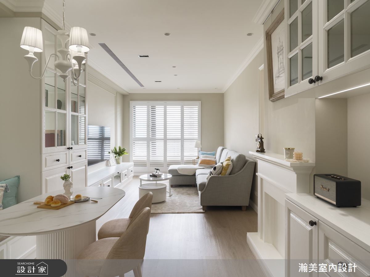 一睹霧鄉色清新美式宅的恬淡，微調格局讓生活更舒適！