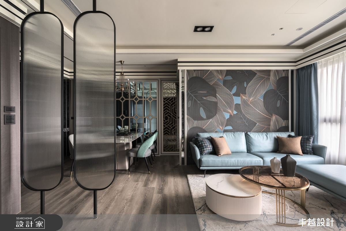 時髦又奢華的21坪都會小宅！開放式格局共享視線與採光，更創造出4房機能
