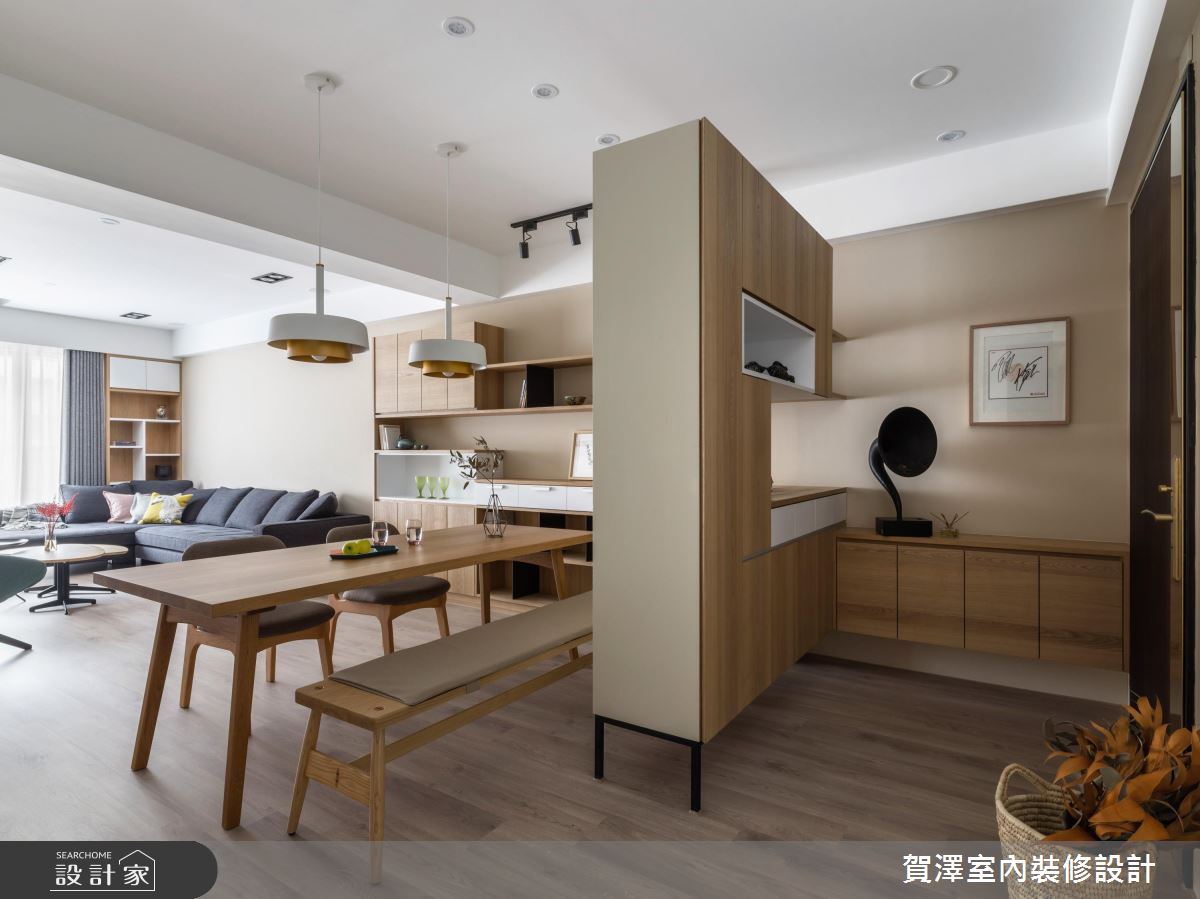 家也能這麼有溫度！暖暖木紋質感鋪敘一片無印良品風