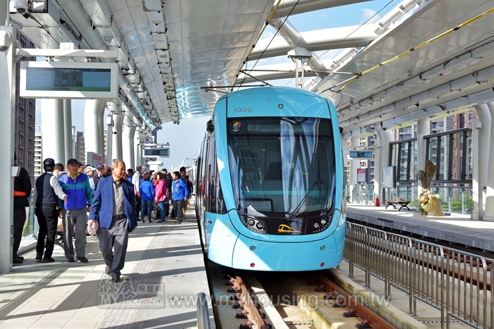 淡海輕軌將通車 帶動淡水區域發展