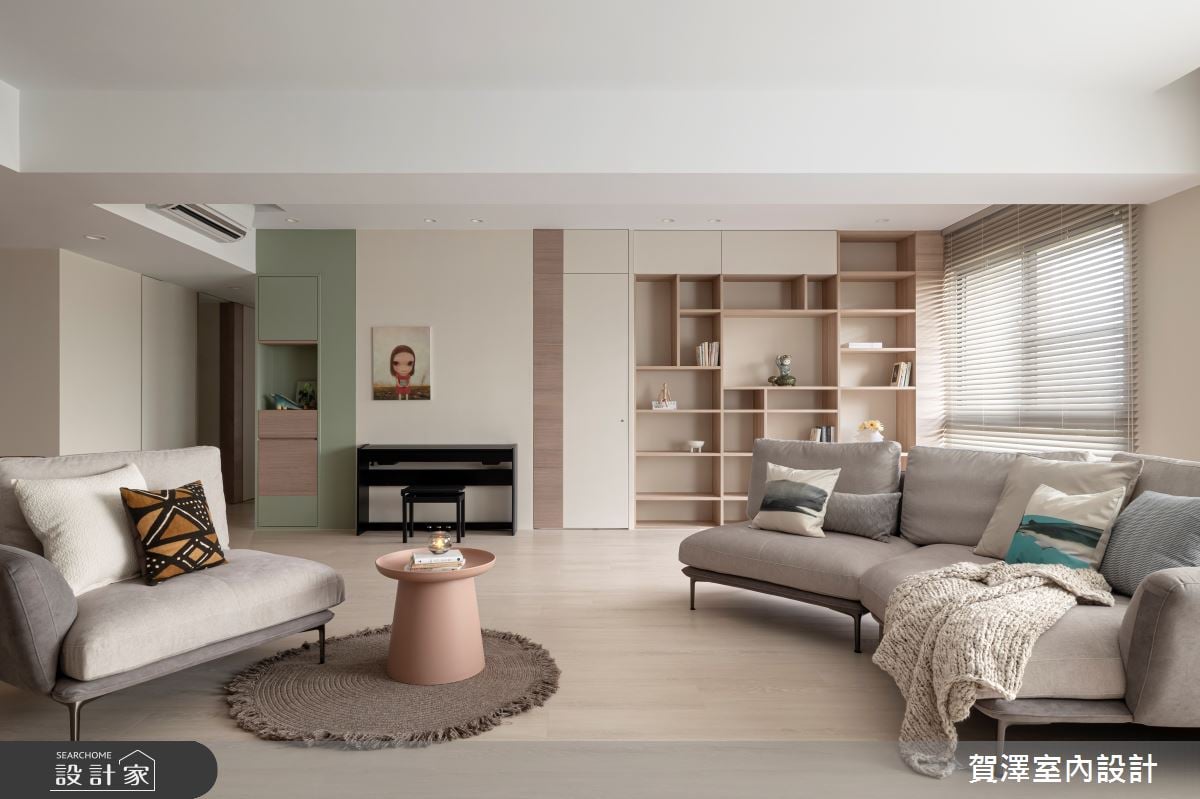 破碎格局整併，創造好感生活，完美實現屋主夢想的開闊公領域、雙浴室及...