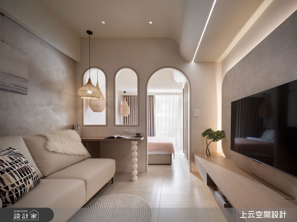 自住出租都是搶手貨！Boho Bali 風格融合弧形語彙，複合式設計體現 17 ...